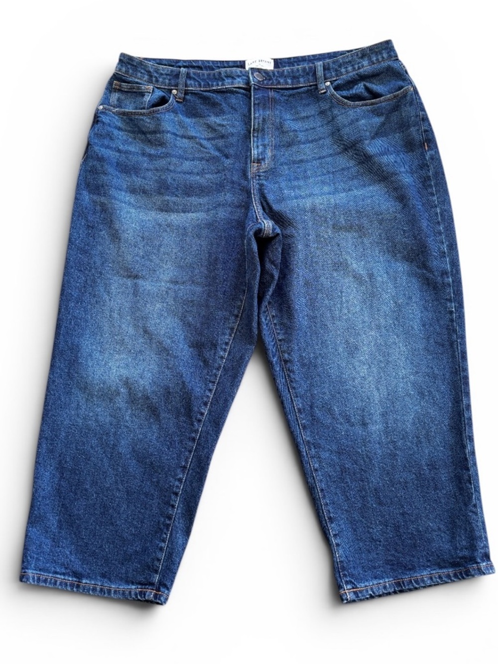 Lane Bryant Capri Jeans Plus Size 20 Mid-Rise Boyfriend Flex Magic Waistband